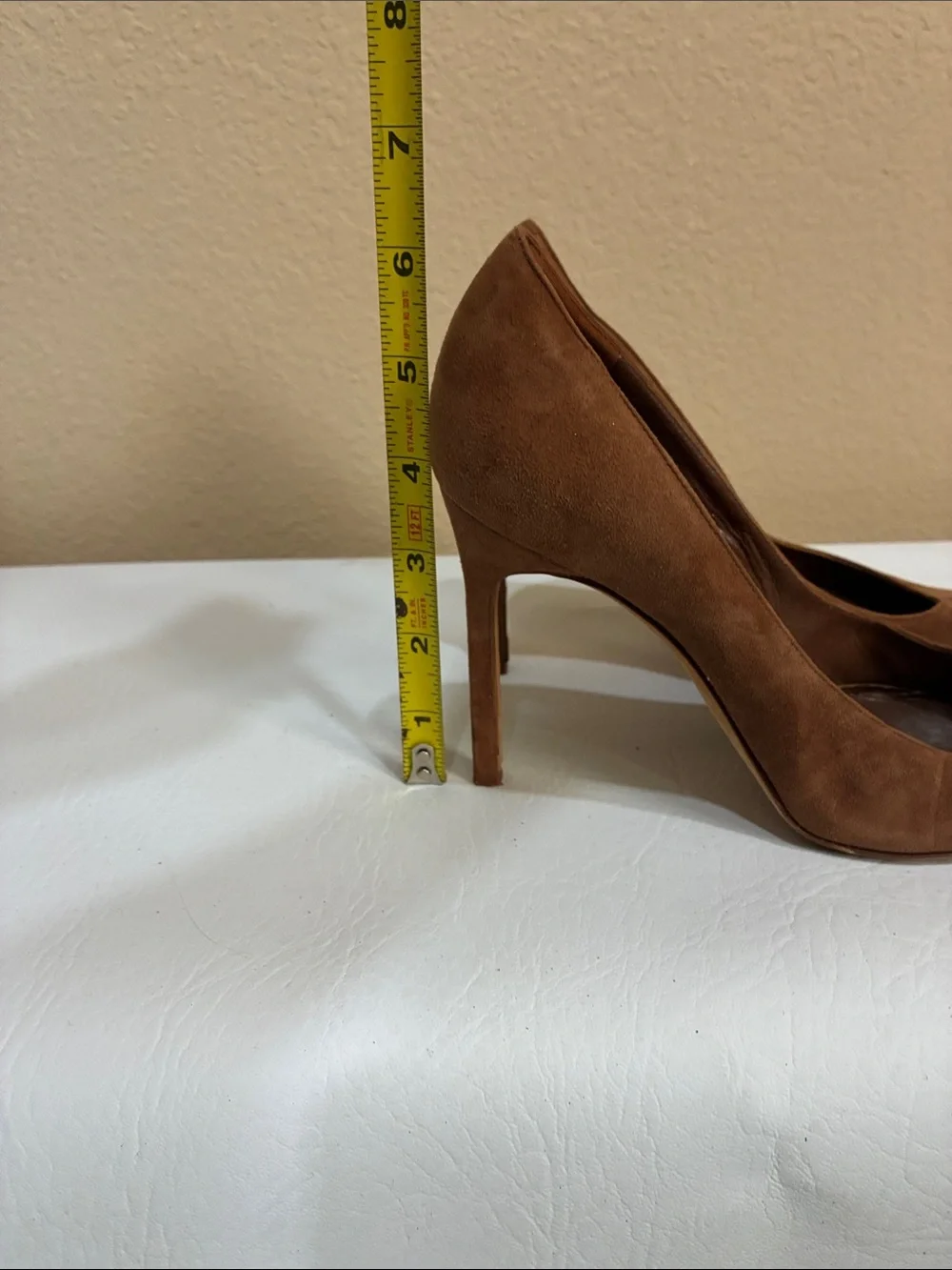 Manolo Blahnik Brown Suede Pointed-Toe Stiletto Pump